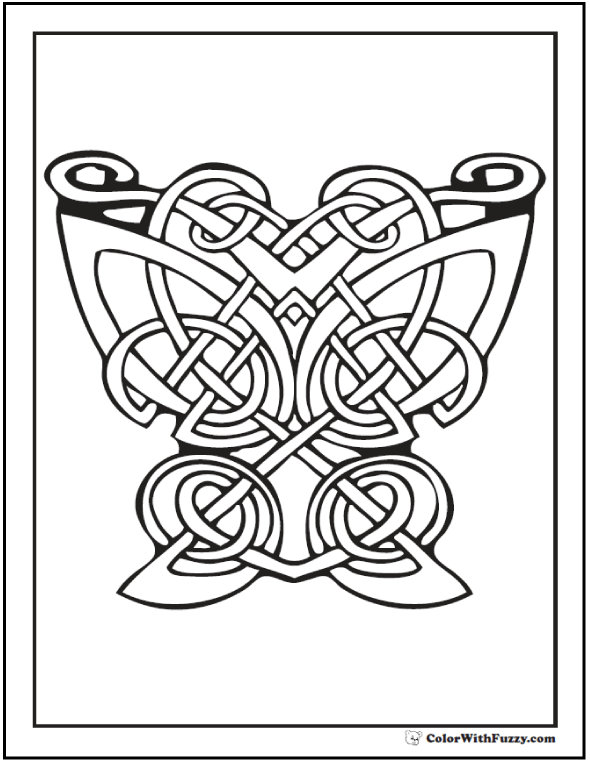 90 Celtic Coloring Pages: Irish, Scottish, Gaelic