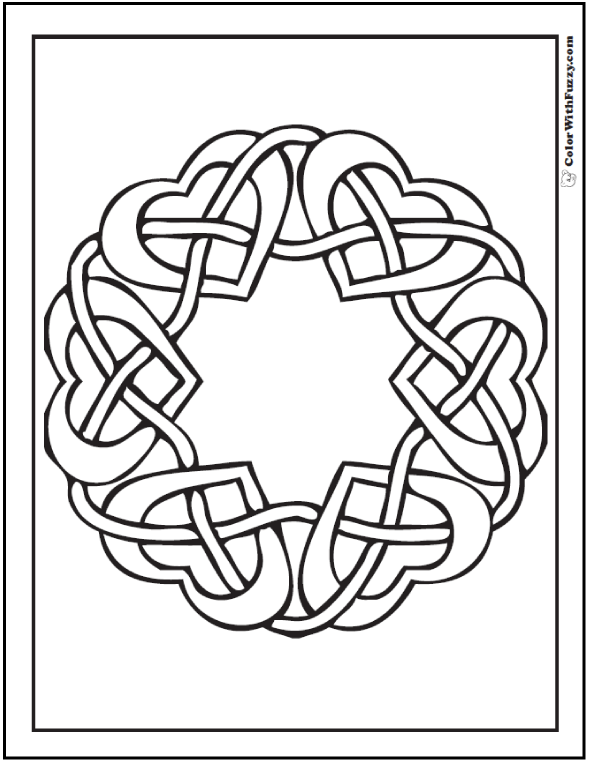 90 Celtic Coloring Pages: Irish, Scottish, Gaelic