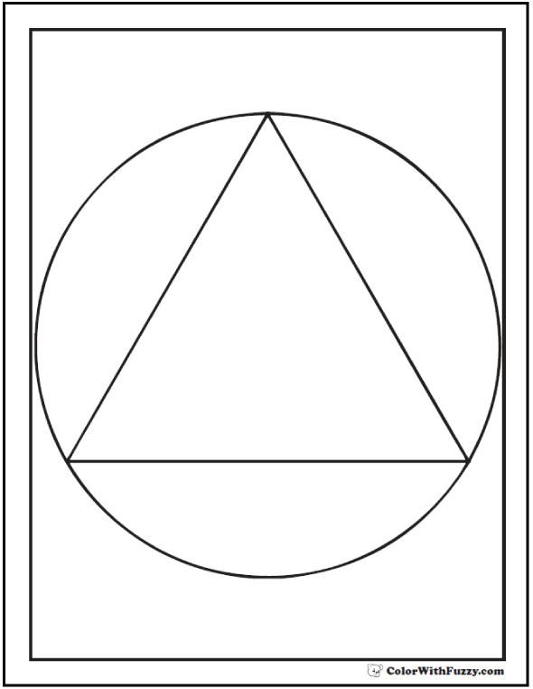 Shape Coloring Pages: Customize And Print