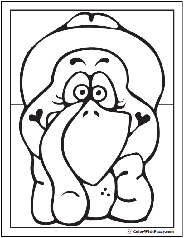 small turkey coloring pages - photo #21