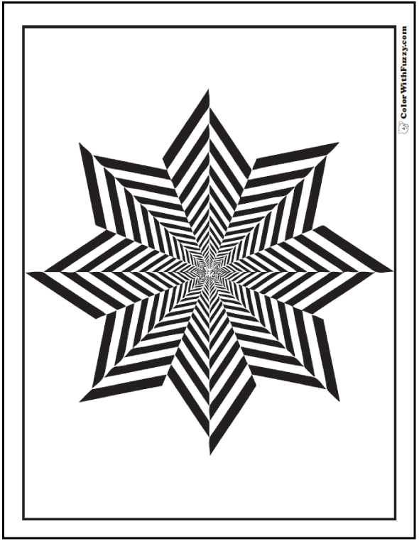 geometric coloring pages easy to print - photo #42