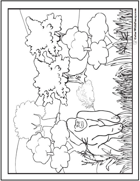 habitats coloring pages for kids - photo #20