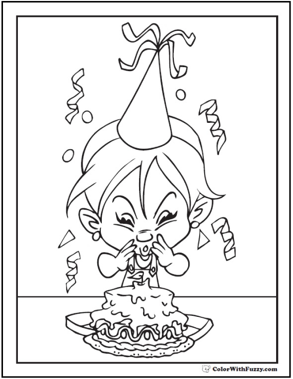 Birthday Coloring Pages Pdf : Birthday coloring pages customizable pdf Birthday Coloring Pages Pdf : Birthday coloring pages customizable pdf