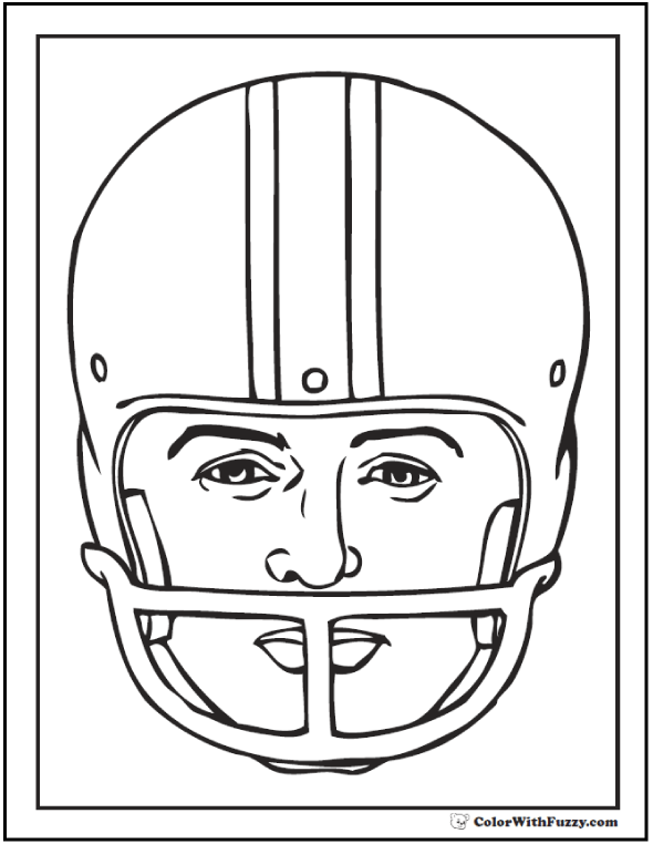 panthers football helmet coloring pages - photo #36