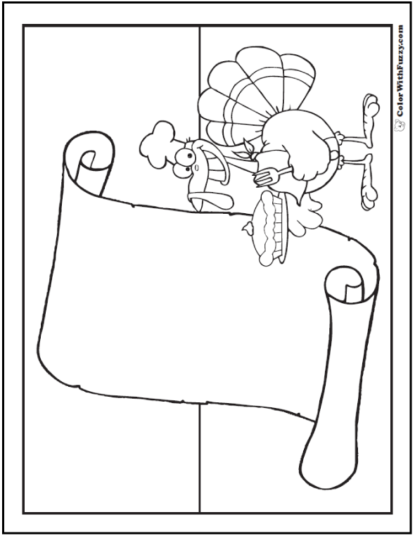 thanksgiving cards coloring pages - photo #20