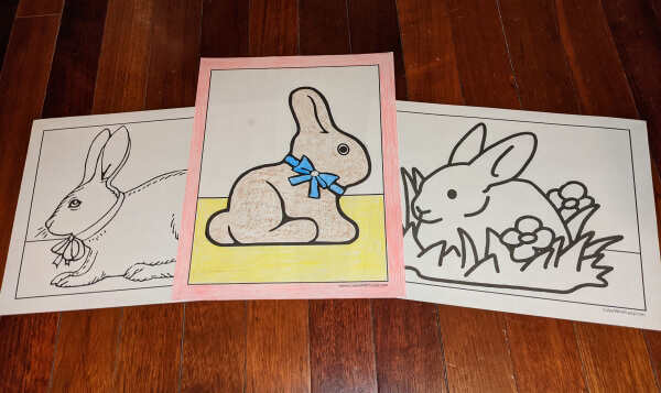 Photo of 3 Bunny Coloring Pages