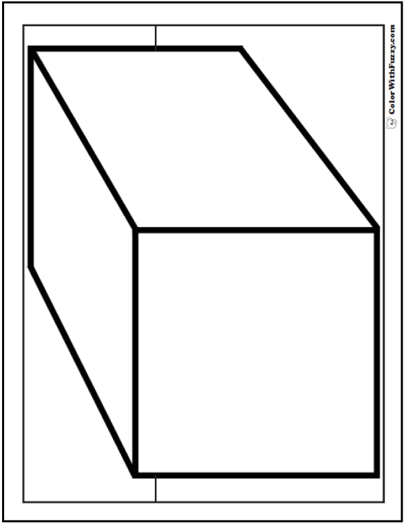 80+ Shape Coloring Pages Color Squares, Circles, Triangles