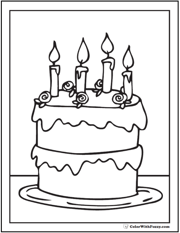 Happy Th Birthday Coloring Pages Printable Happy Th Birthday Coloring Pages Printable