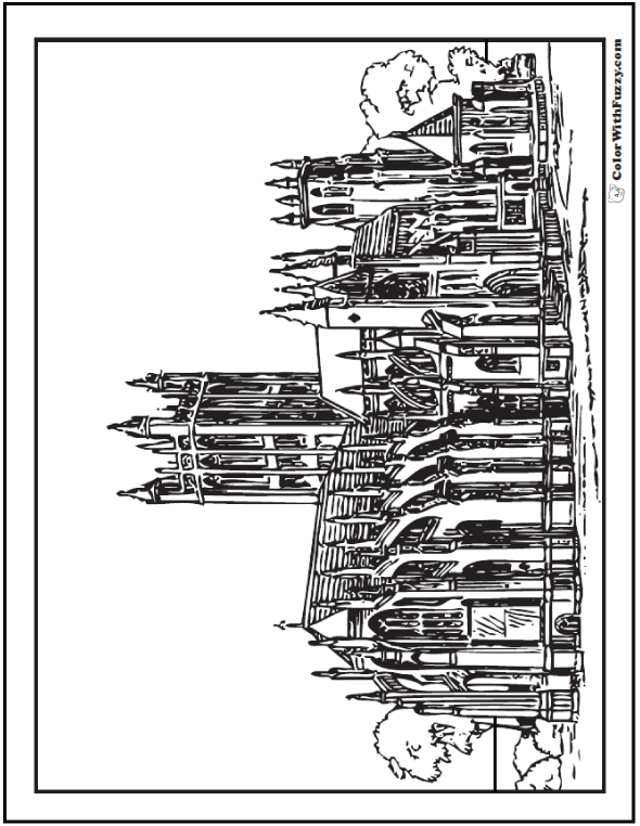 Adult Coloring Pages: Europe