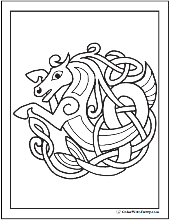 colorwithfuzzycom celtic coloring pages celtic horse coloring page colorwithfuzzy printablecoloringpages - Irish Coloring Pages colorwithfuzzycom celtic coloring pages celtic horse coloring page colorwithfuzzy printablecoloringpages - Irish Coloring Pages