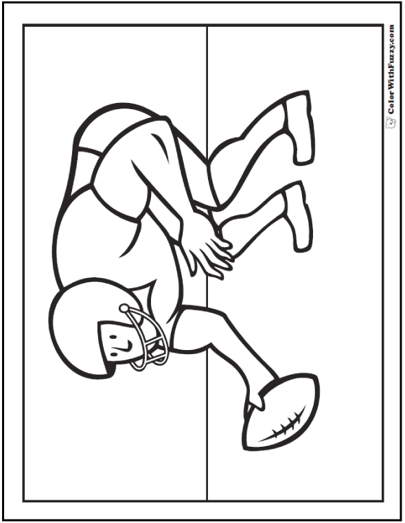 Download 33+ Football Coloring Pages Customize And Print Ad-free PDF