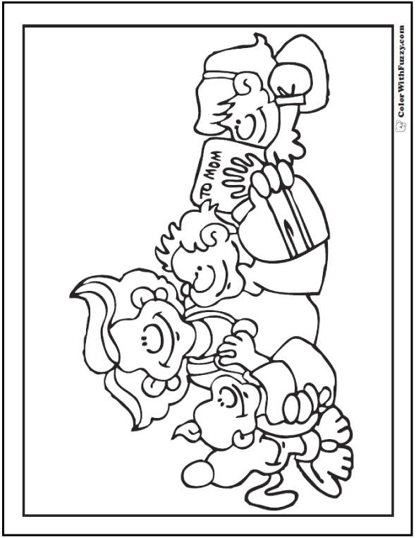 45+ Mothers Day Coloring Pages: Print And Customize For Mom