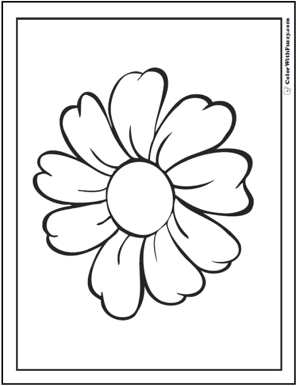 Daisy Coloring Pages: 15+ Customizable PDFs