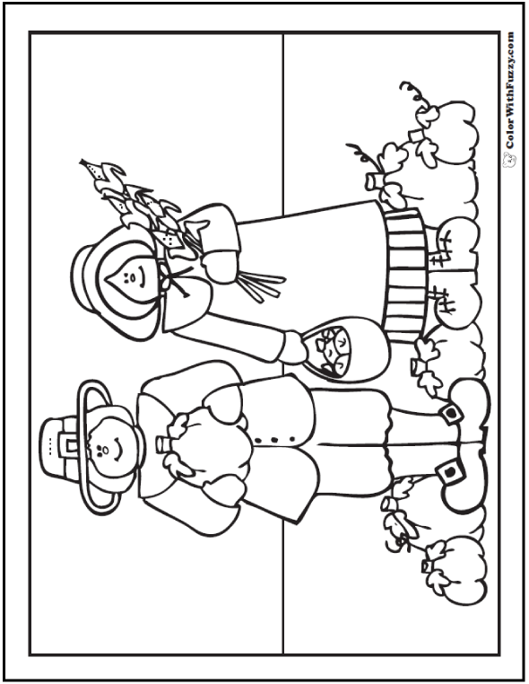 Pilgrims Thanksgiving Coloring Pages Pilgrims Thanksgiving Coloring Pages