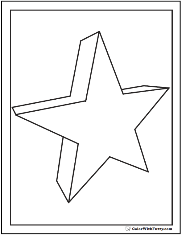 3D Coloring Pages Geometrics And Three D Shapes