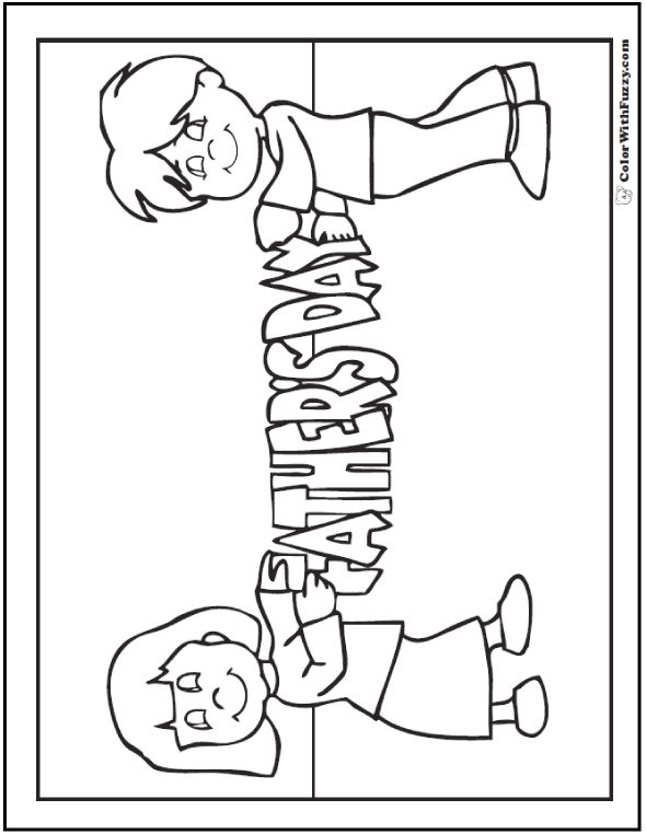35 fathers day coloring pages print and customize for dad