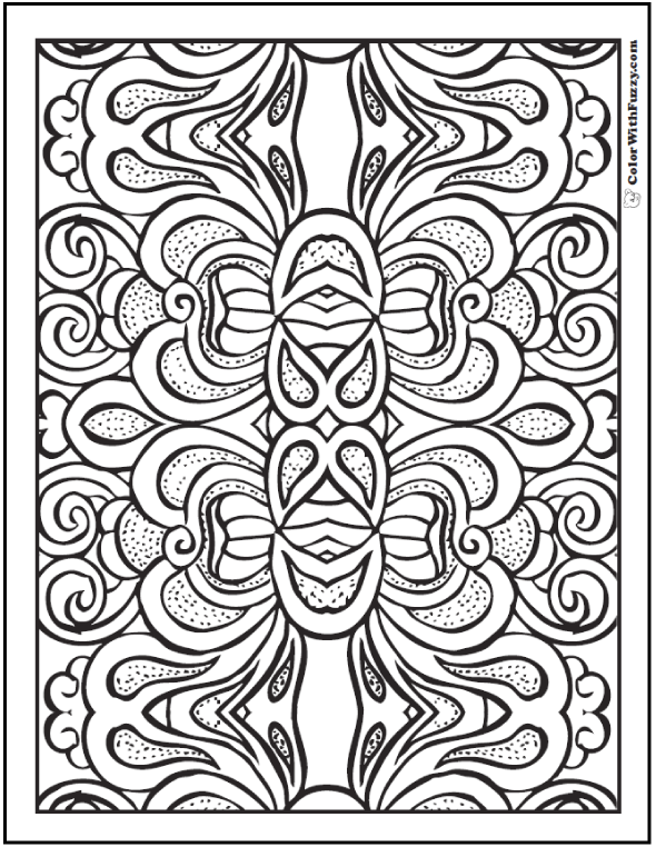 Pattern Coloring Pages: Customize PDF Printables Pattern Coloring Pages: Customize PDF Printables