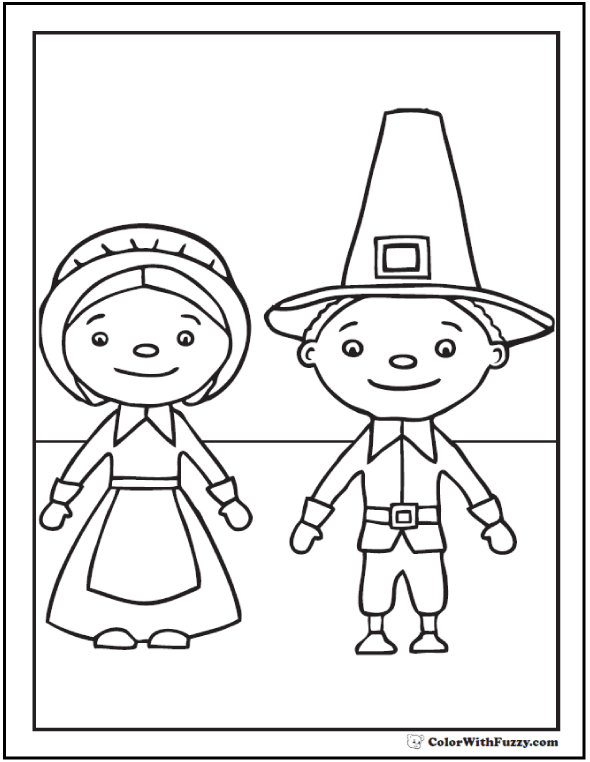68+ Thanksgiving Coloring Pages Autumn Harvest Fun!