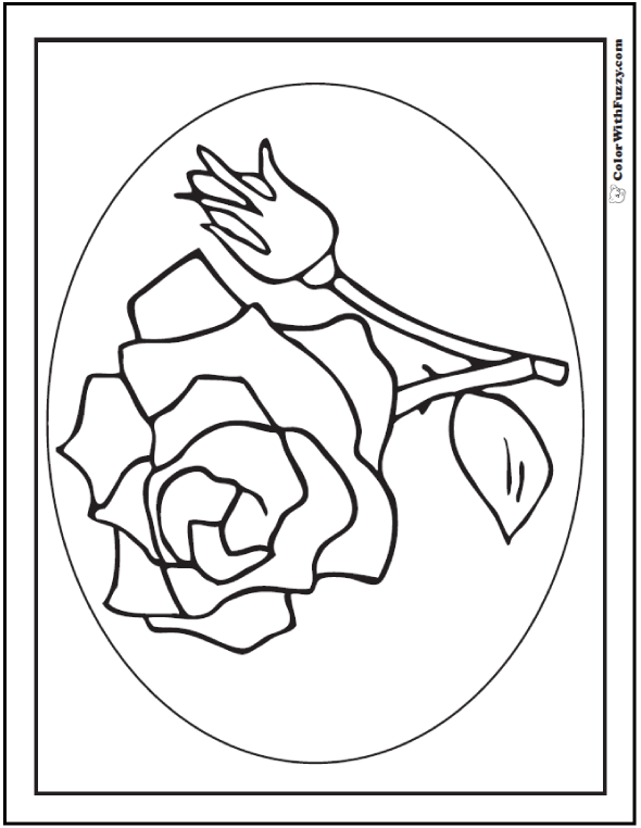 73 rose coloring pages ✨ customize pdf printables