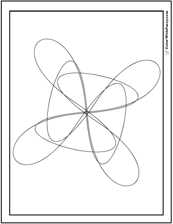 70+ Geometric Coloring Pages To Print And Customize