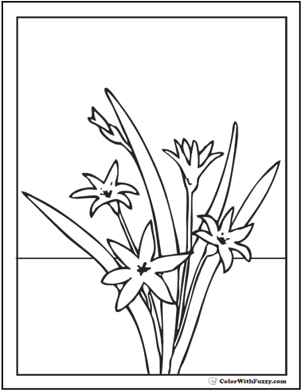 Symbol Of Spring - Coloring Symbolic Of Spring