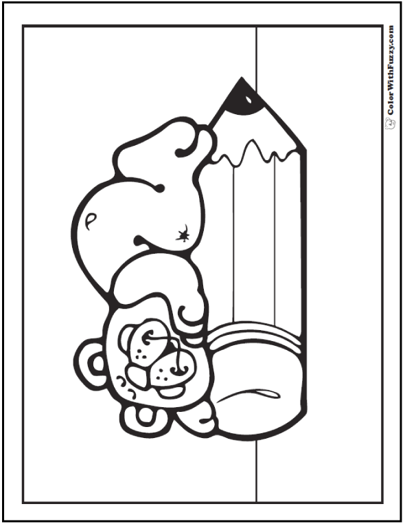 Coloring Teddy Bear. Which is your favorite color?