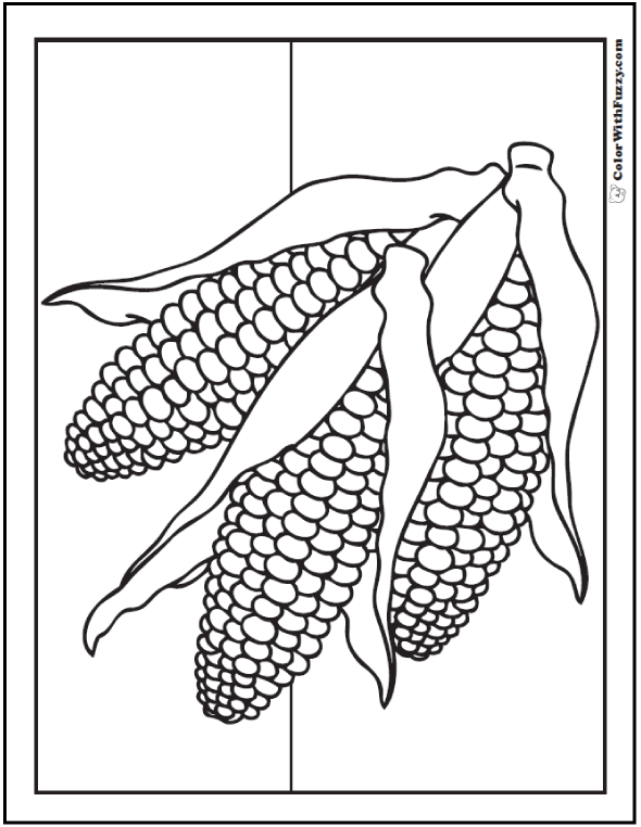 ears coloring page