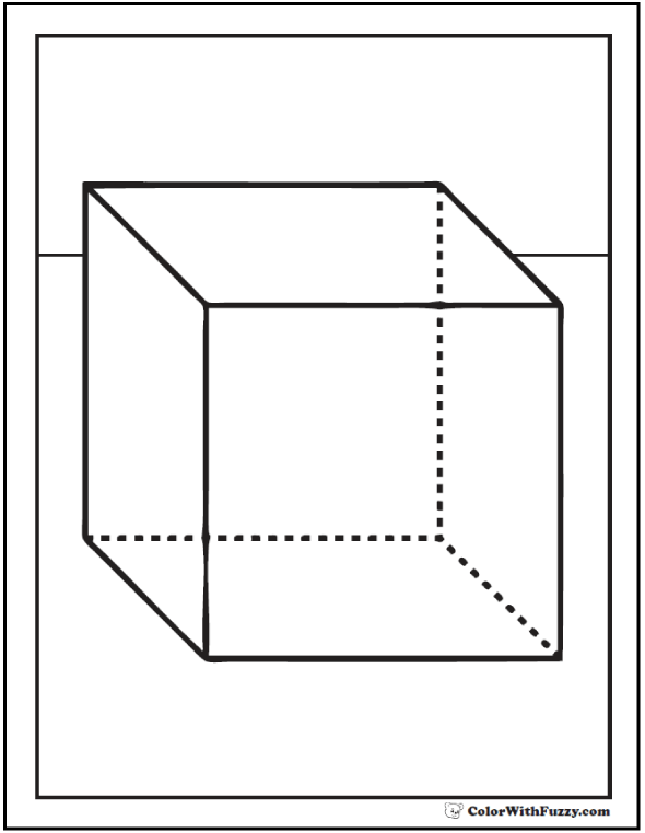 Square Cube To Color