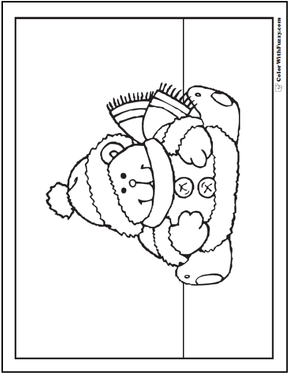 Polar Bear Coloring Pages Advanced 6