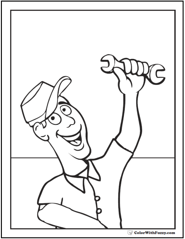 Give Dad Father's Day Coloring Pictures!