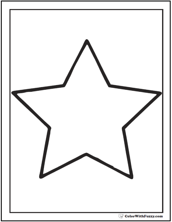 60 Star Coloring Pages: Customize And Print PDF 60 Star Coloring Pages: Customize And Print PDF