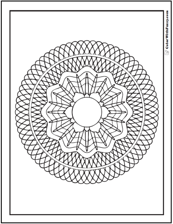 Download 70+ Geometric Coloring Pages To Print And Customize