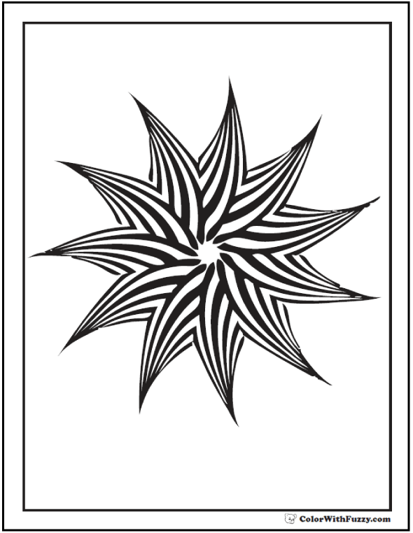 Featured image of post Geometric Coloring Pages Easy : You can find mandala images to color, from easy to hard.