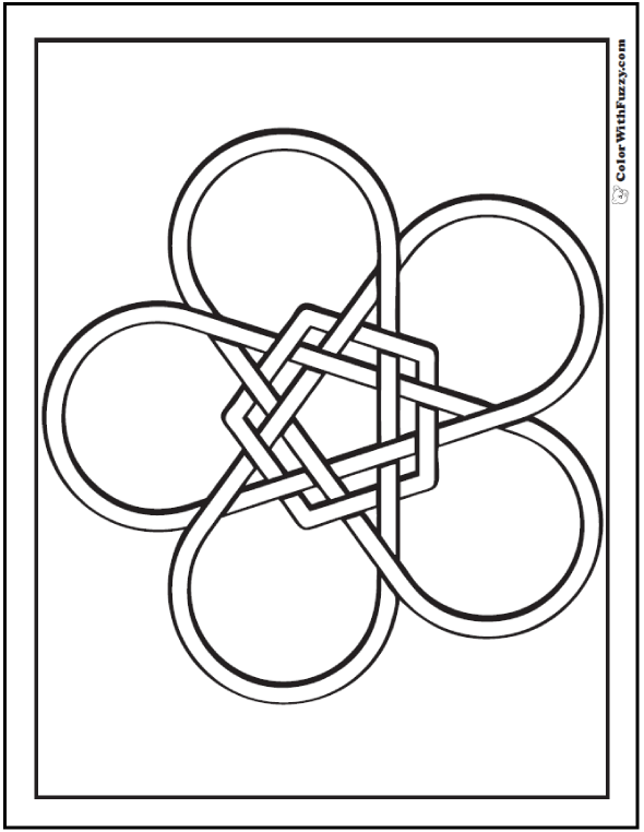 Geometric Rose Coloring