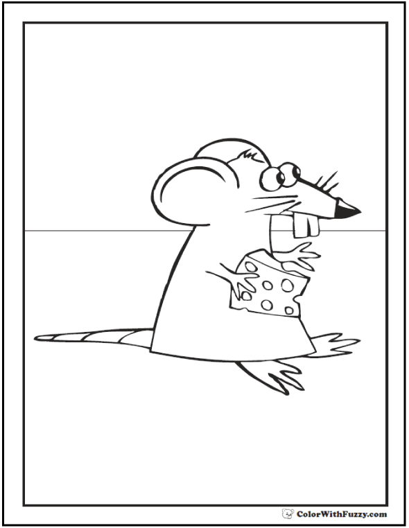 Greedy Rat Hogging The Cheese