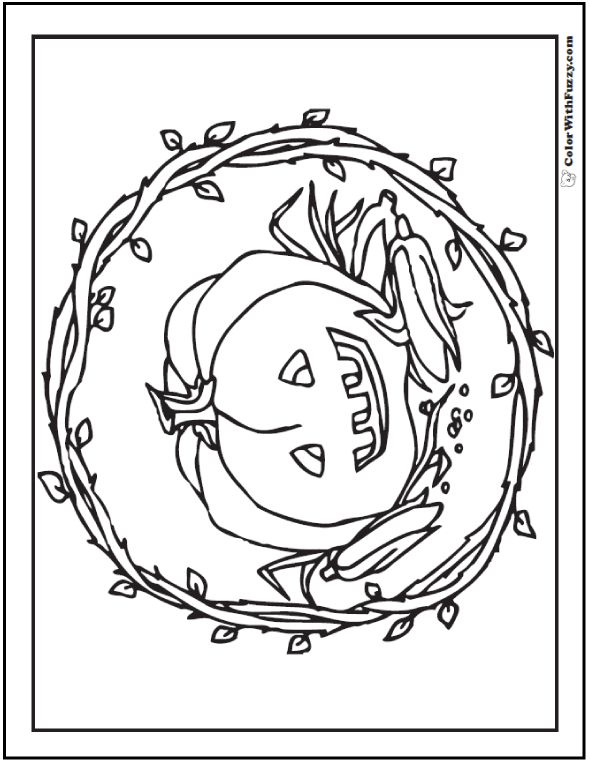 pumpkin coloring pages pdf