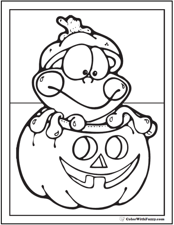Download 72+ Halloween Printable Coloring Pages: Customizable PDF