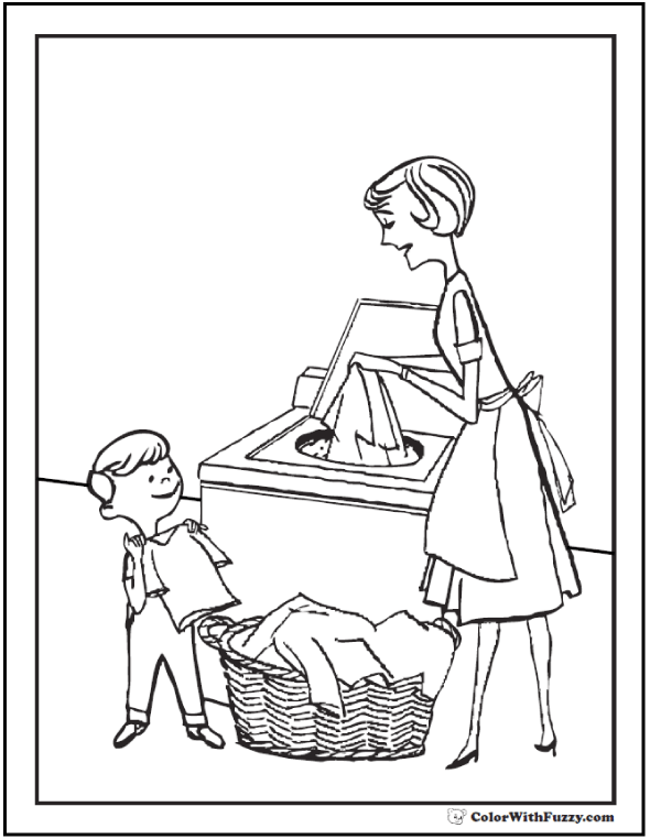 Download 45+ Mothers Day Coloring Pages: Print And Customize For Mom