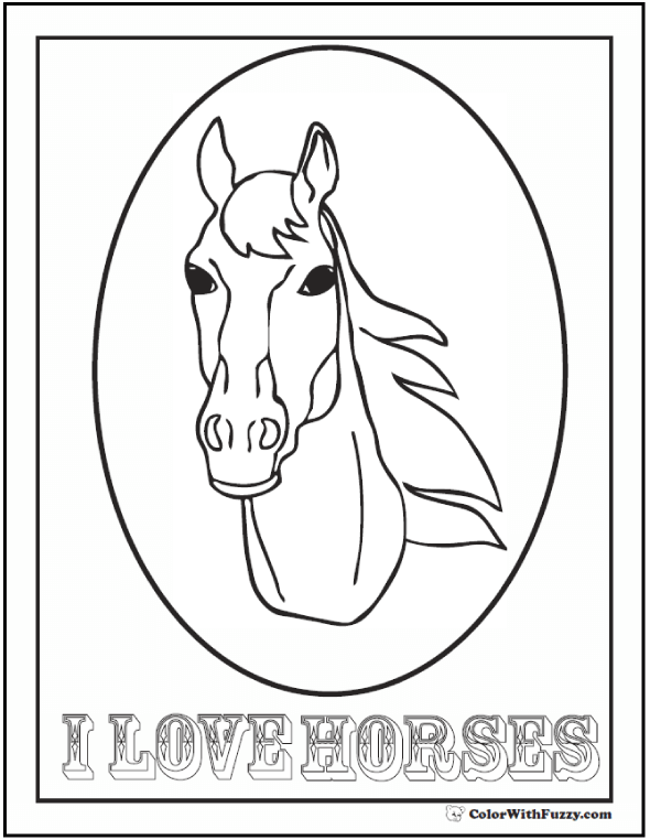 9 Free Printable Pony Coloring Pages for Kids in 2023