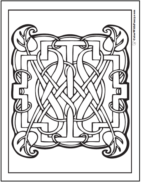 Download 90 Celtic Coloring Pages Irish Scottish Gaelic Kids Adults Pdf