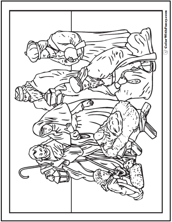 christmas drum coloring page