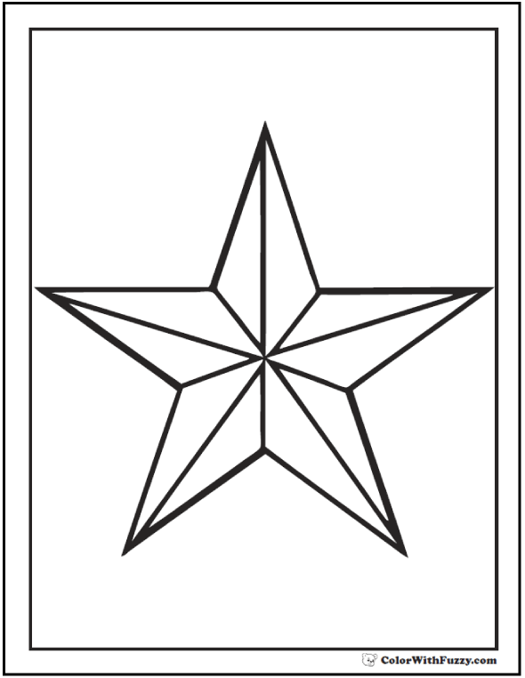 star coloring pages