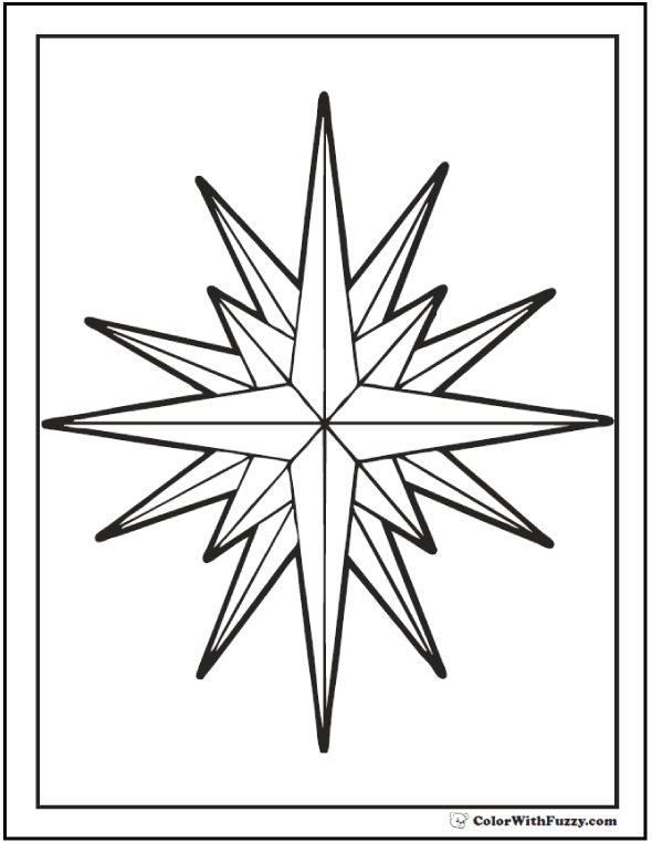 Download 60 Star Coloring Pages Customize And Print Ad-free PDF