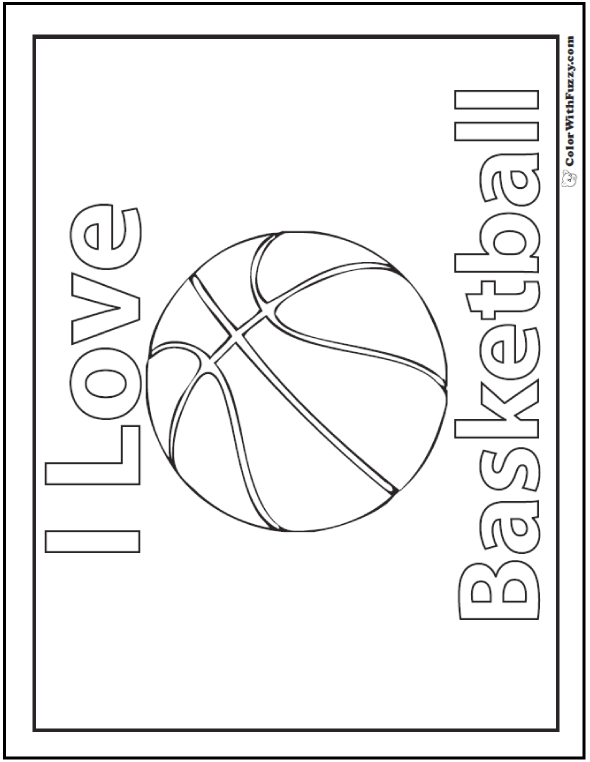 Basketball Coloring Pages - Best Coloring Pages For Kids