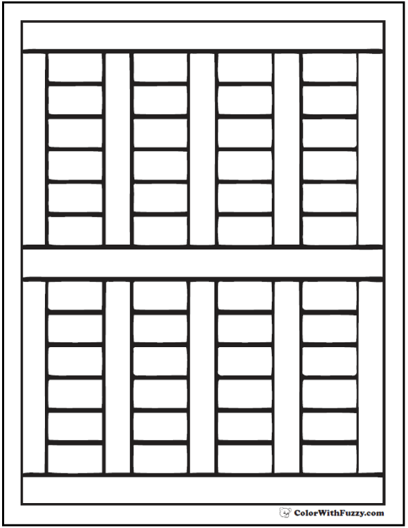 Shutter Pattern For Coloring