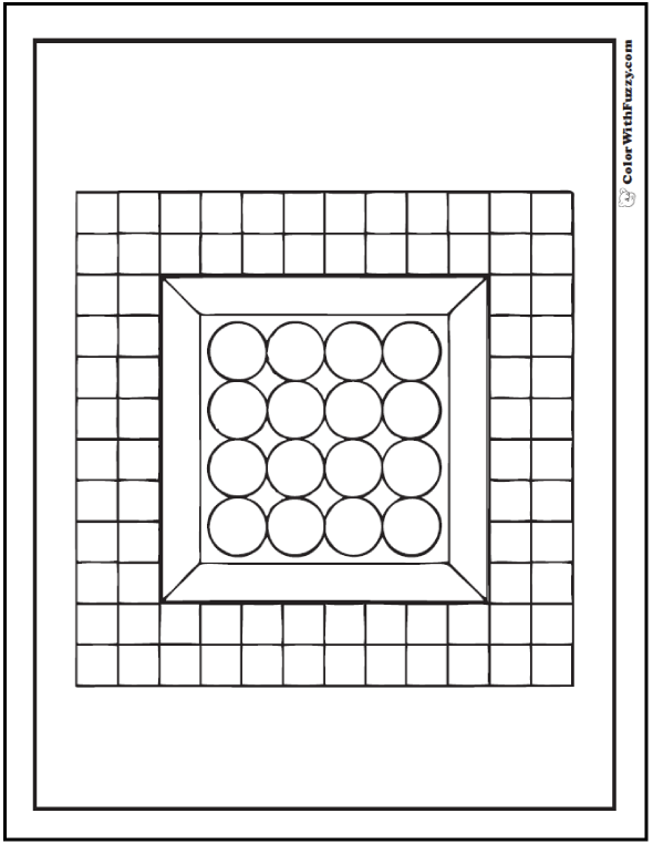 Pattern Coloring Pages ✨ Digital Coloring Pages For Kids And Adults