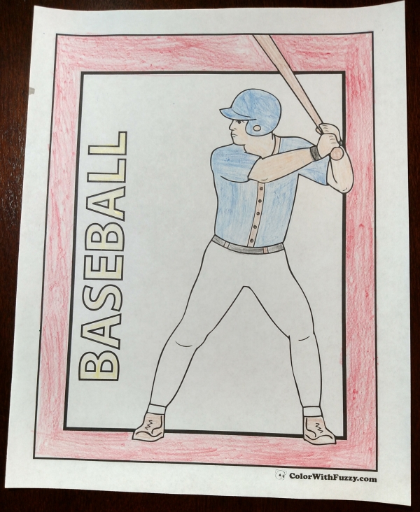 20 Baseball Coloring Pages (Free PDF Printables)