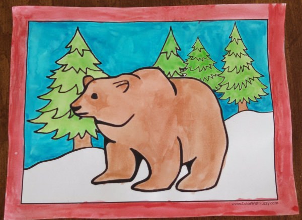 grizzly bear habitat for kids