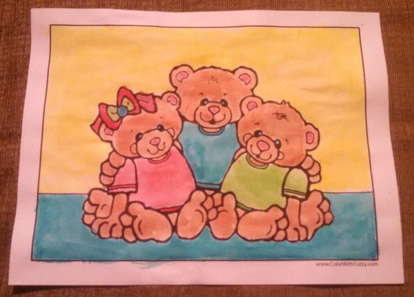 Bear Family Coloring Pages You Can Use Water Colors On My Printable Sheets