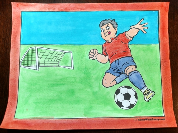 Soccer Coloring Pages